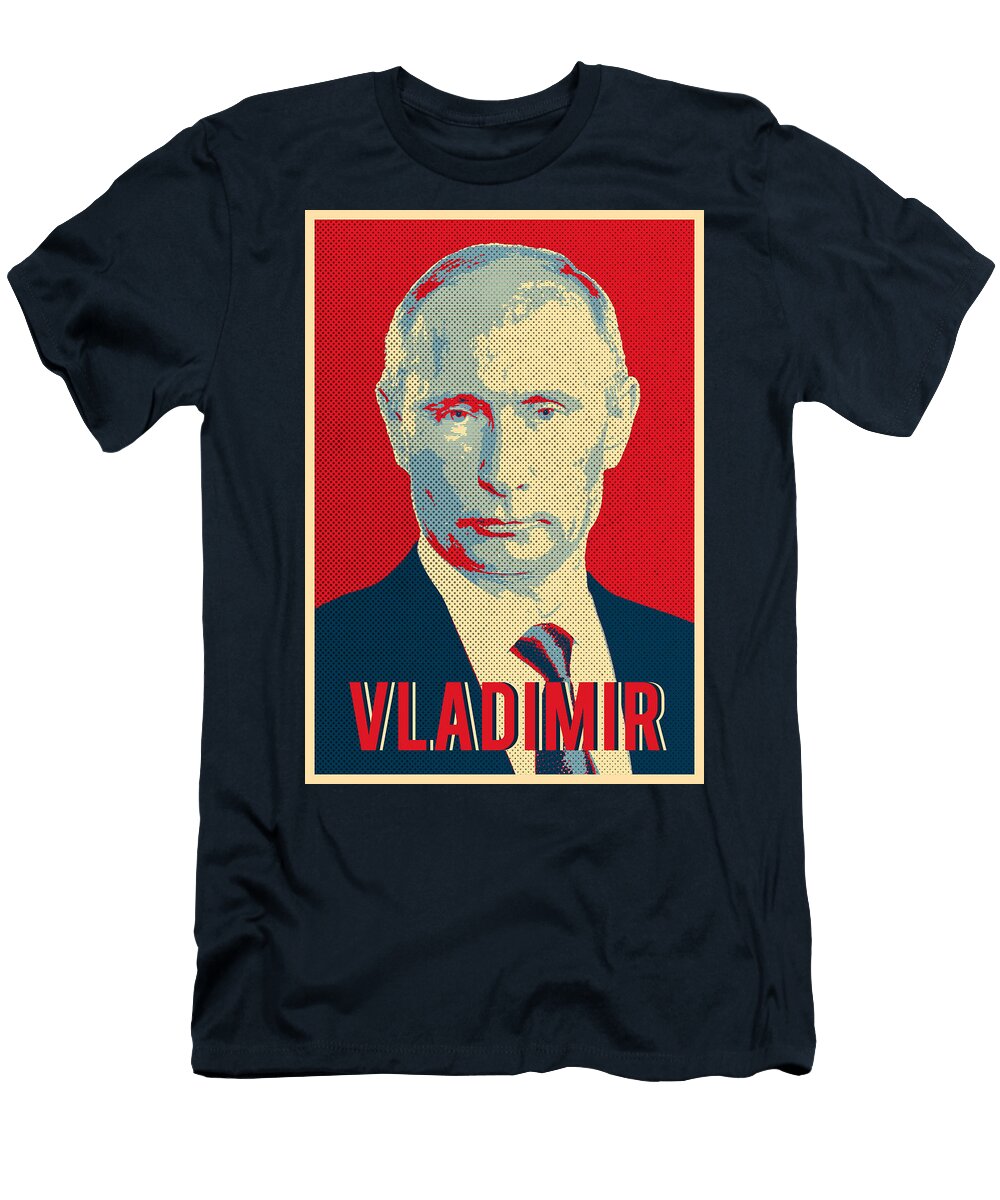 Vladimir Putin Hope Pop Art Carlos V T-Shirt