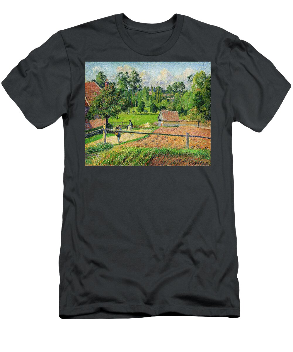 Vue De LA Fenetre De Lartiste Camille Pissarro T-Shirt
