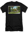 Wake Forest College Administration Building North Carolina Retro Vintage Poster Carol Japp T-Shirt