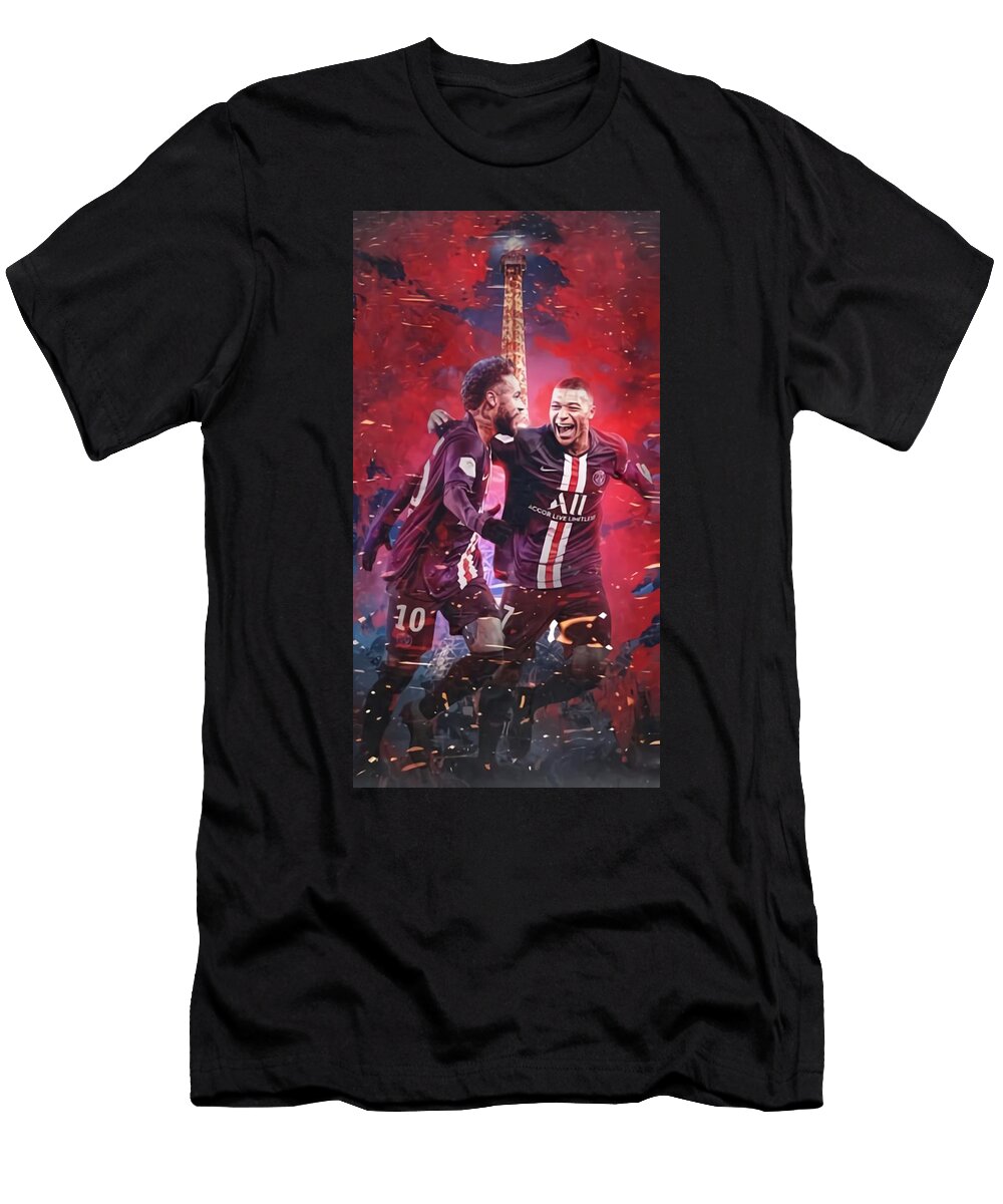 Wallpaper Neymar Mbappe Zuny Wahyu T-Shirt