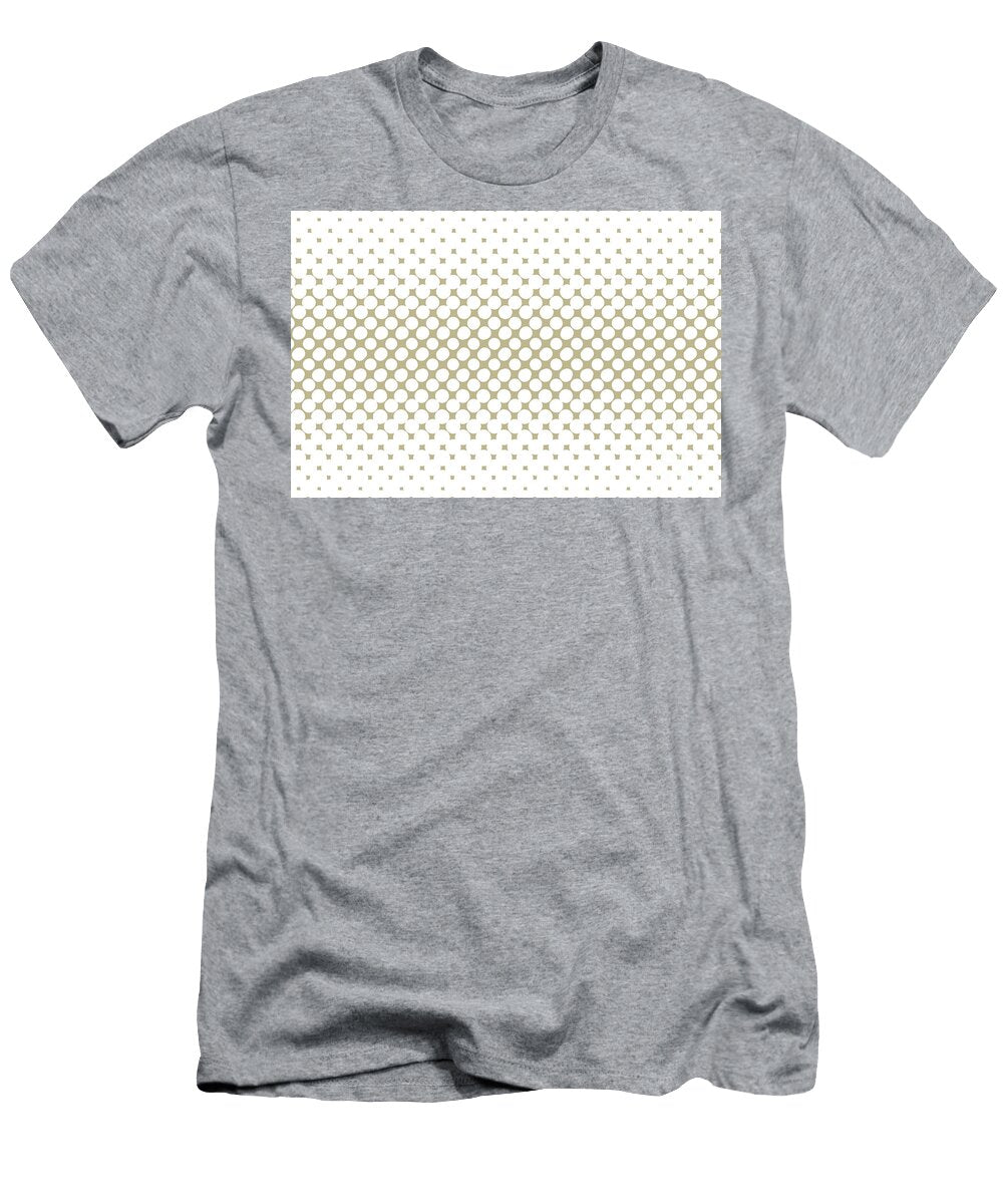 Warm Beige White Halftone Abstract Polka Dot Pattern Pairs Dulux 2023 Coty Wild Wonder Petite Patterns T-Shirt