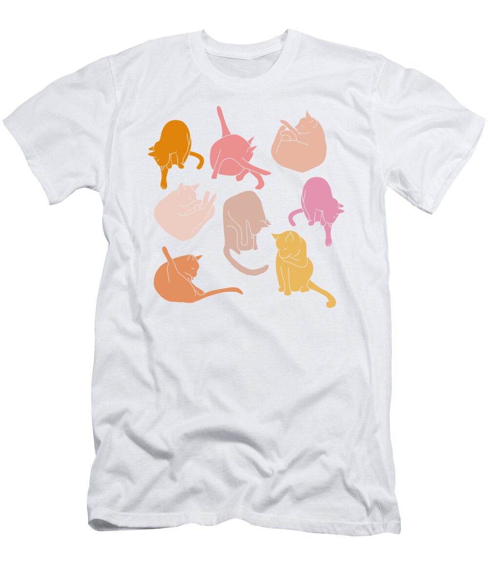 Warm Cats in the Sunshine Nic Squirrell T-Shirt