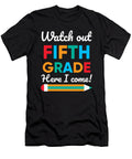 Watch Out Fifth Grade Here I Come 5th Grade Gifts Licensed Art T-Shirt