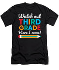 Watch Out Third Grade Here I Come 3rd Grade Gifts Licensed Art T-Shirt