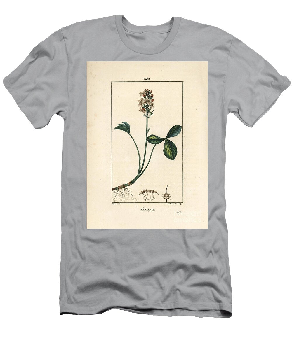 Water Trefoil or Menyanth Water Trefoil Mars Trefoil Menyanthes Trifoliata Pierre Jean Francois Turpin T-Shirt