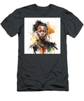 Watercolor Painting Set Hyper Realistic Character Concept Art Beautiful African Tribe Women No 01 Mounir Khalfouf T-Shirt