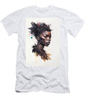 Watercolor Painting Set Hyper Realistic Character Concept Art Beautiful African Tribe Women No 03 Mounir Khalfouf T-Shirt