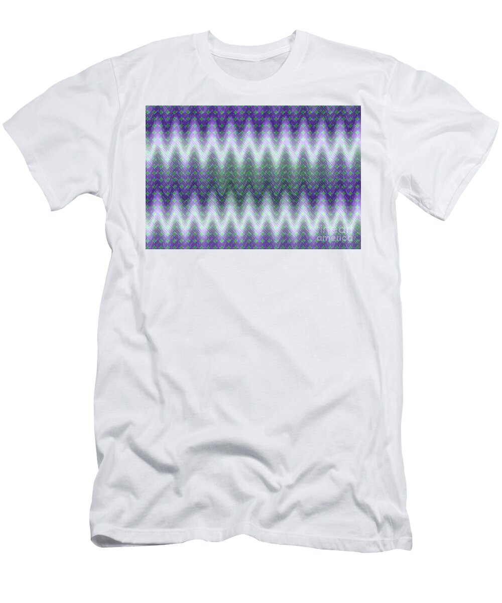 Wavy Glitch Jonathan Welch T-Shirt