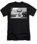 Western Prestige Stanford University Main Quad and Hoover Tower Black and White Dmr Filho T-Shirt