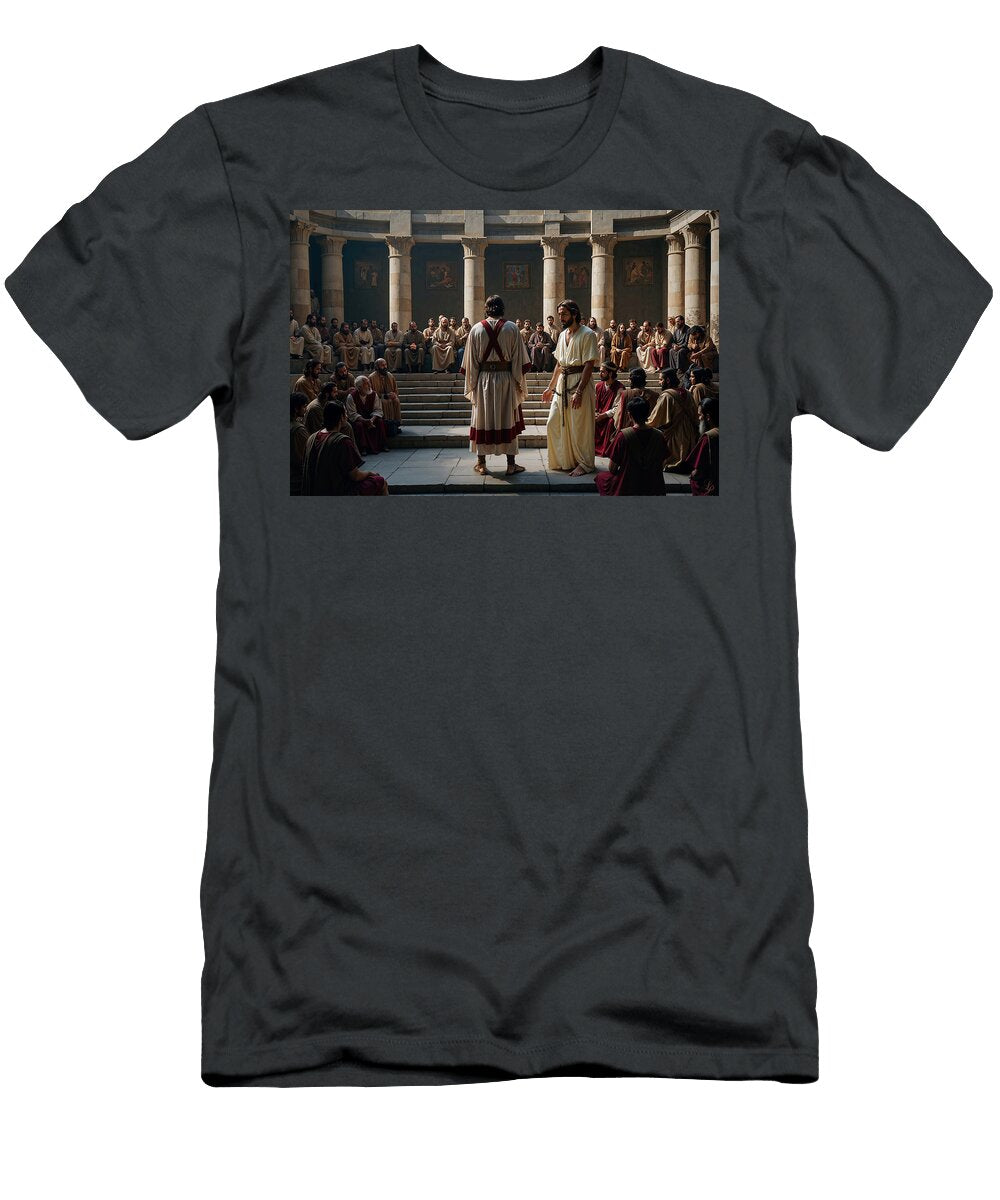 What Shall I Do Then with Jesus Leslie Pardew T-Shirt