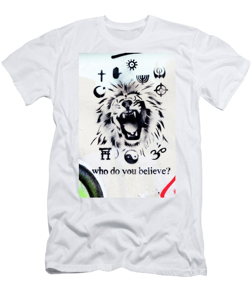 Who Do You Believe Art Block Collections T-Shirt