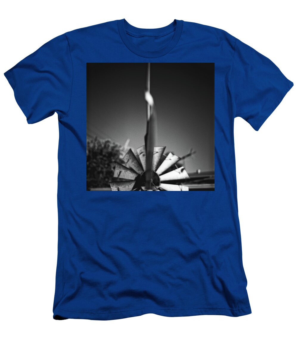 Windmill Out of Focus in Bw Yopedro T-Shirt
