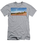 Windswept Landscape of Oaks and Prickly Pear Cacti Atop Enchanted Rock Fredericksburg Texas Silvio Ligutti T-Shirt