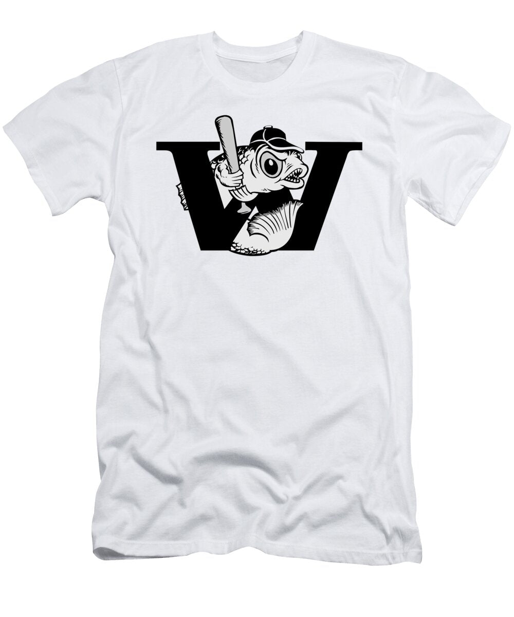 Winnipeg Goldeyes Logo Black and White Dominic Toreto T-Shirt