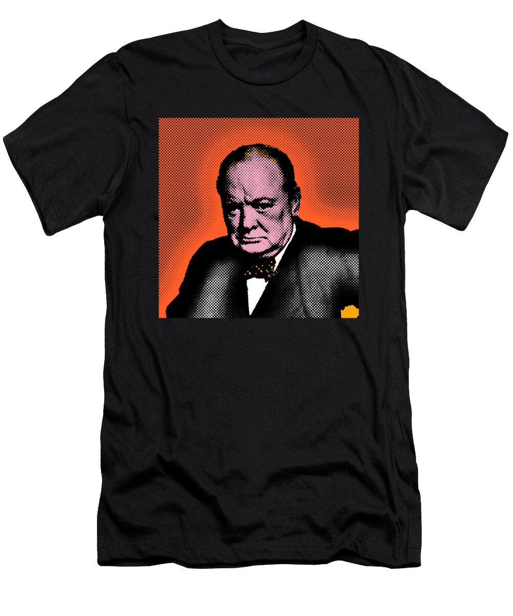 Winston Churchill Pop Art Roberts Thistlegrace T-Shirt