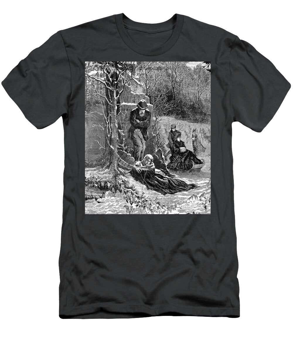 Winter Cold People Outside Pete Klinger T-Shirt