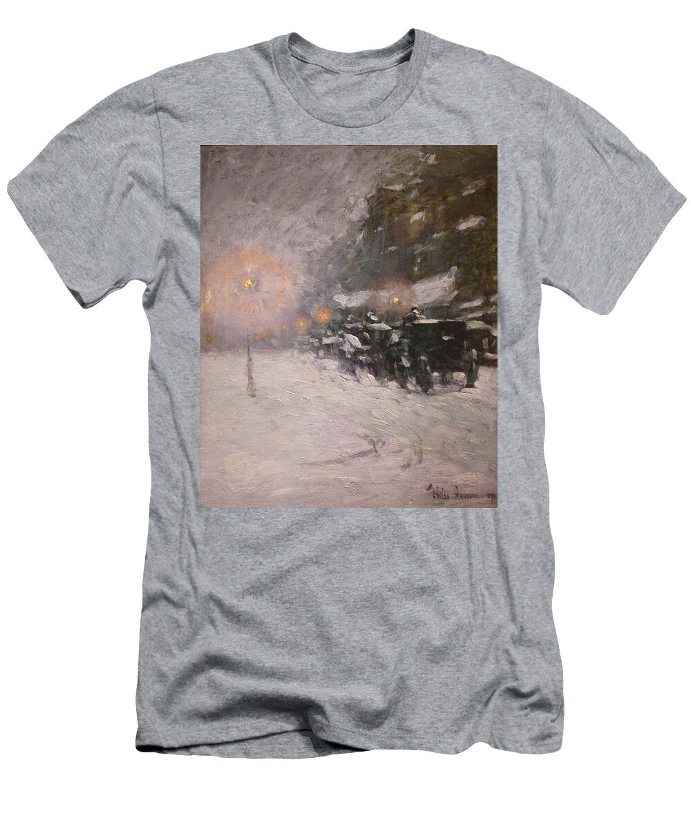 Winter Midnight Childe Hassam T-Shirt