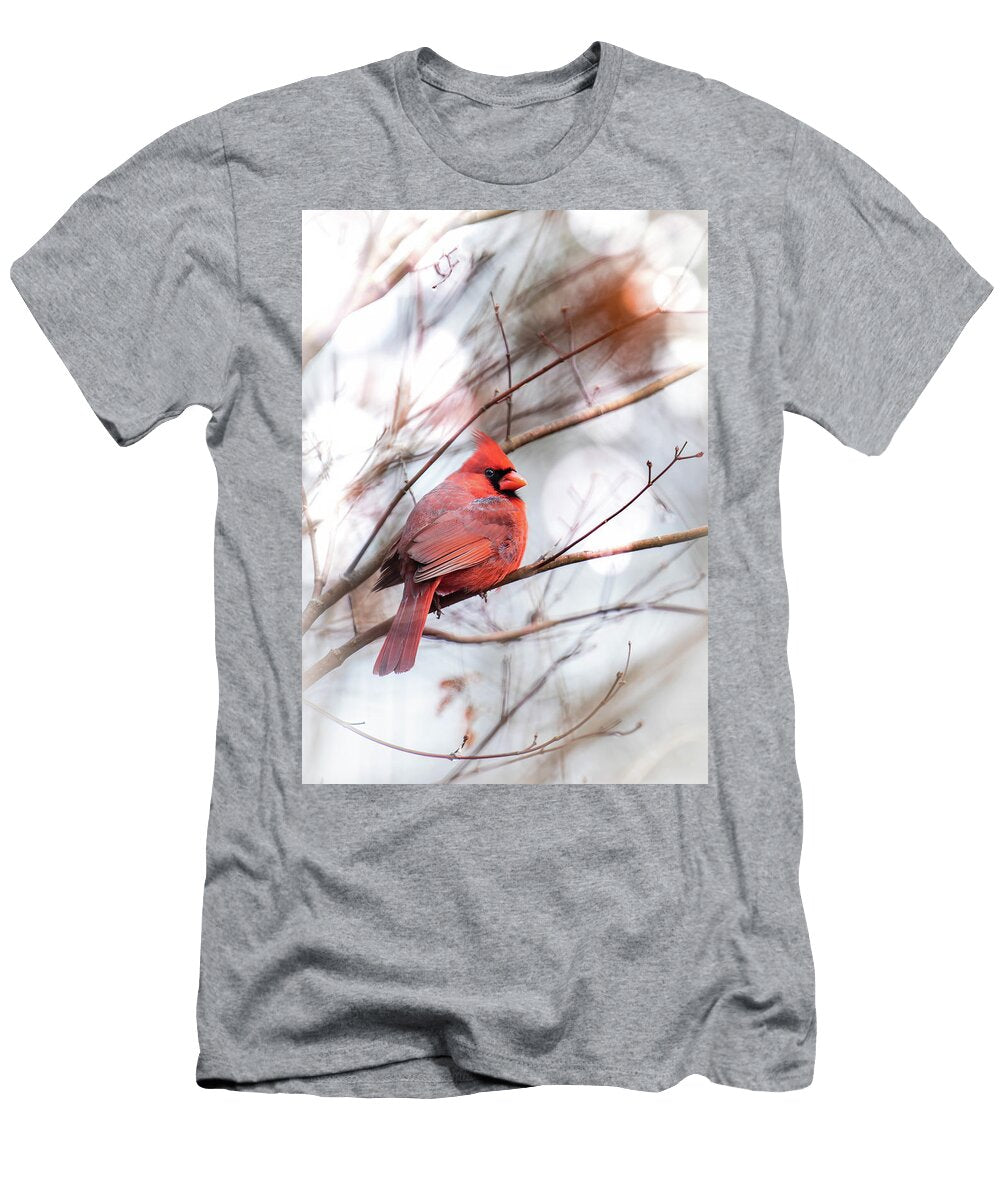 Wintertime Cardinal Lisa M Bell T-Shirt