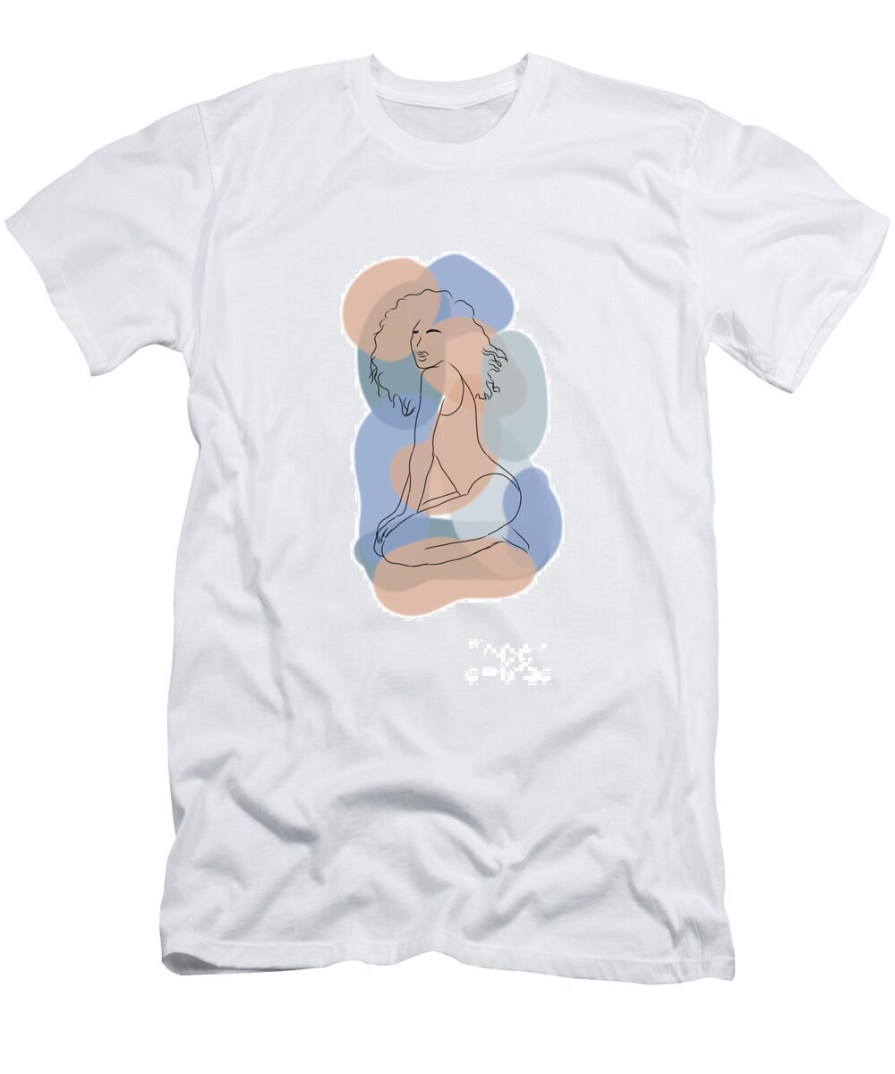 Woman Line Art Nicole Almoro T-Shirt