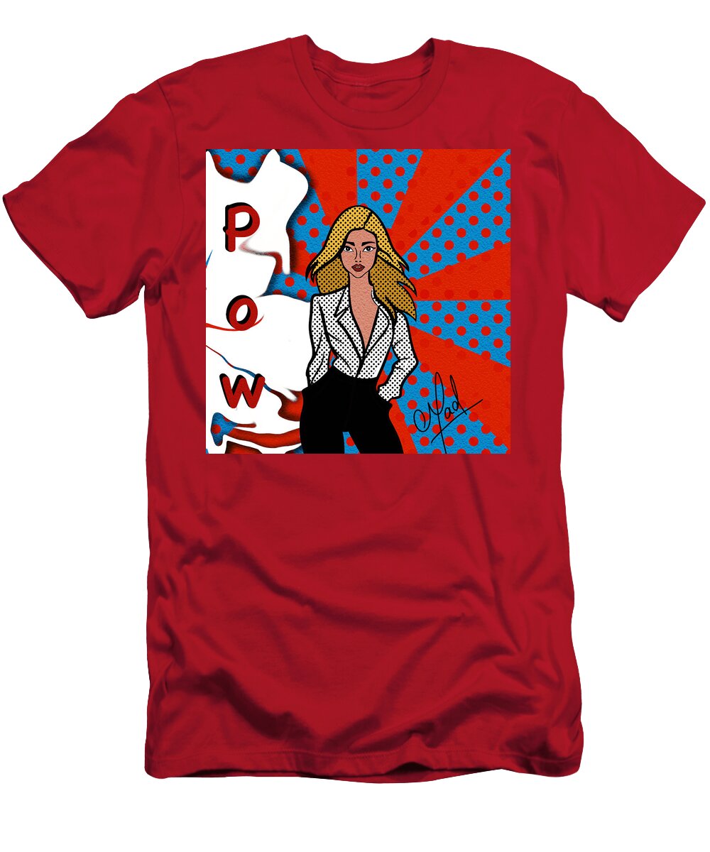 Woman Powerful Mad T T-Shirt