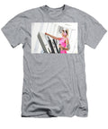 Woman Starting Crosstrainer Workout in a Gym Michal Bednarek T-Shirt