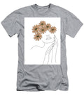 Woman with Flowers Maria Heyens T-Shirt