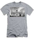 Woodburn Hall West Virginia University Black and White Dmr Filho T-Shirt
