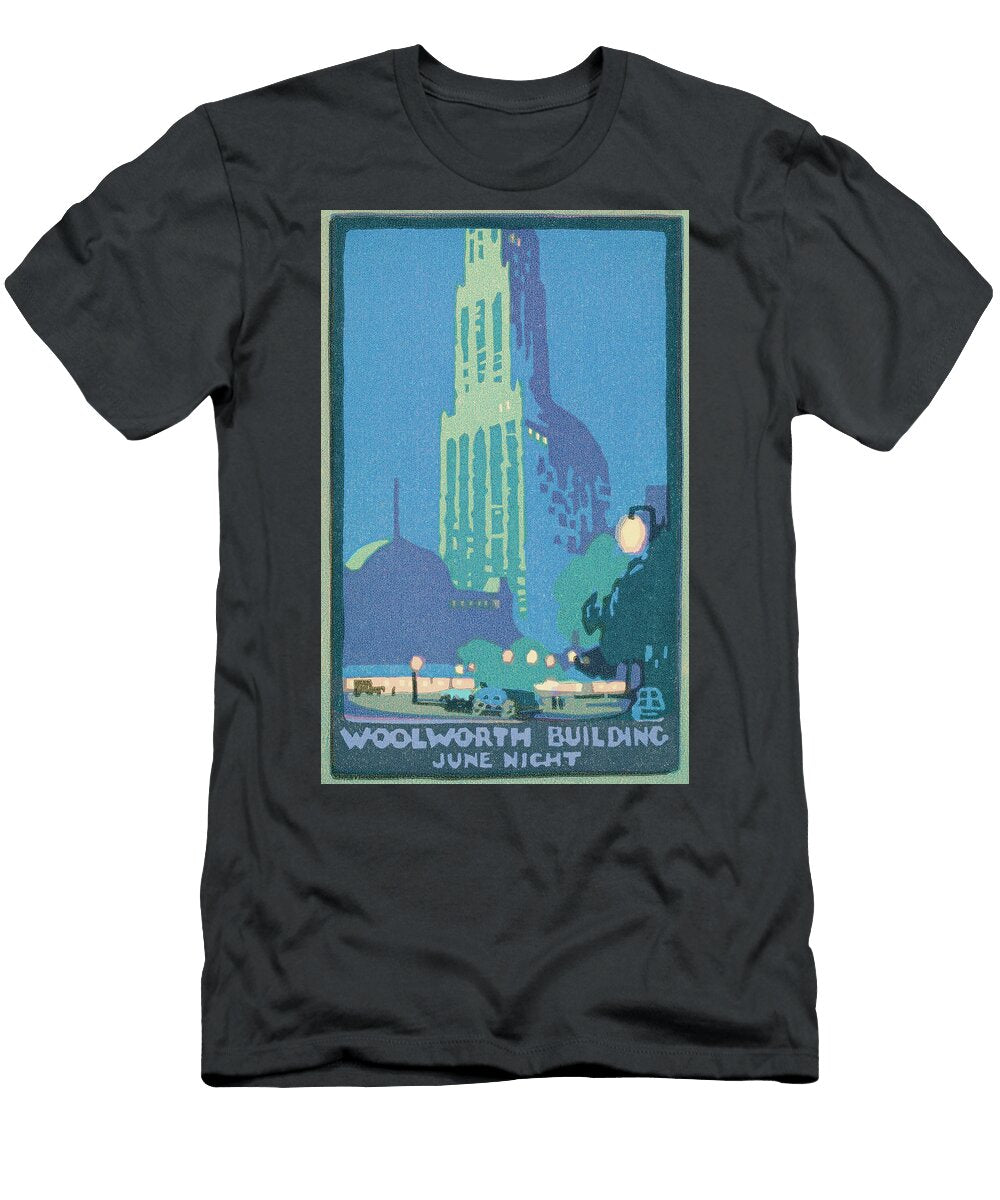 Woolworth Building June Night Motionage Designs T-Shirt