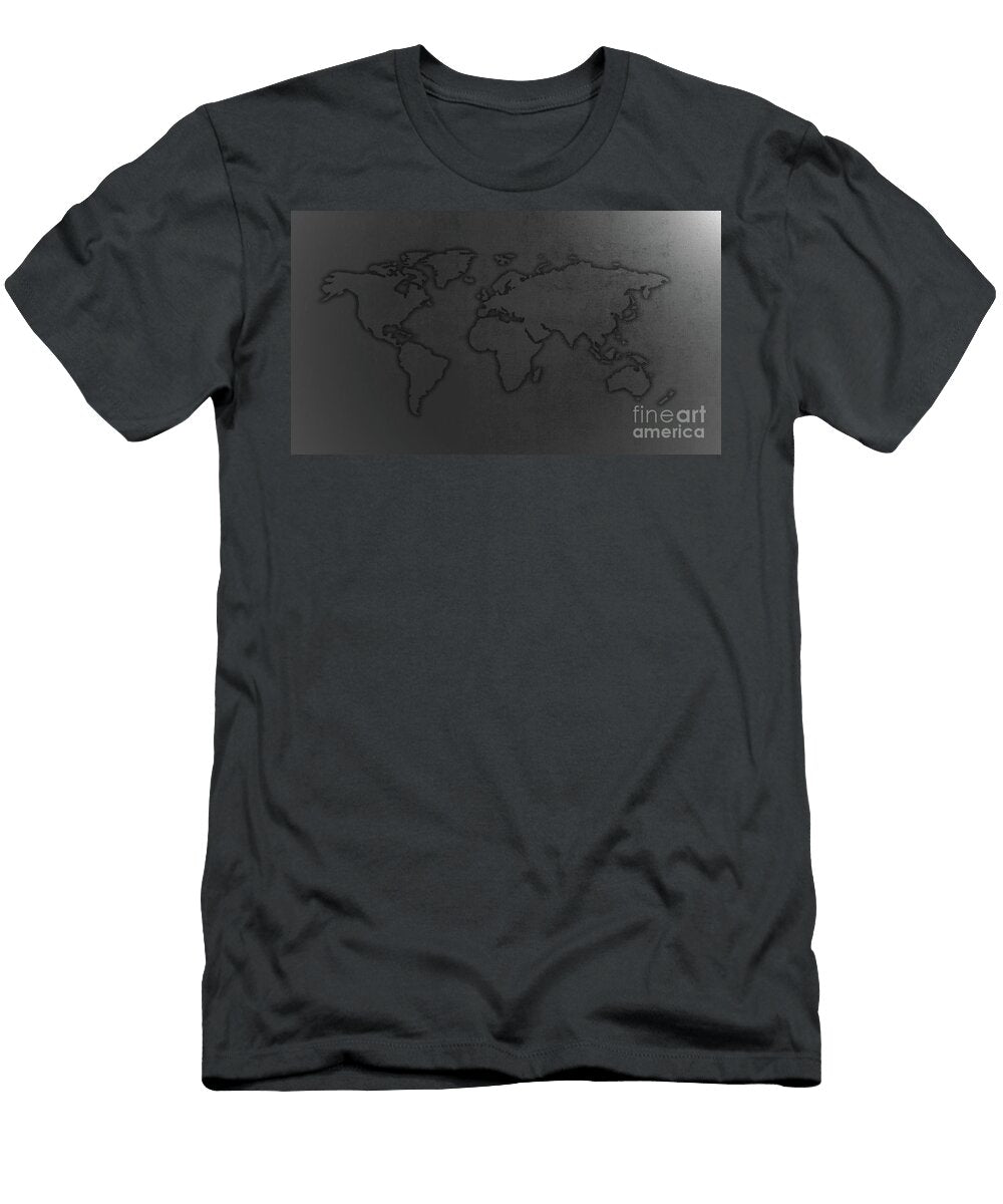 World Map Allan Swart T-Shirt
