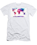 World Map Light Mike Maher T-Shirt