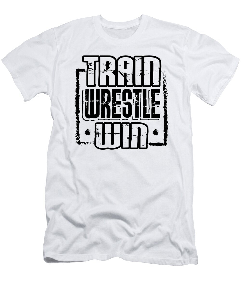 Wrestler Gift Train Wrestle Win Kanig Designs T-Shirt