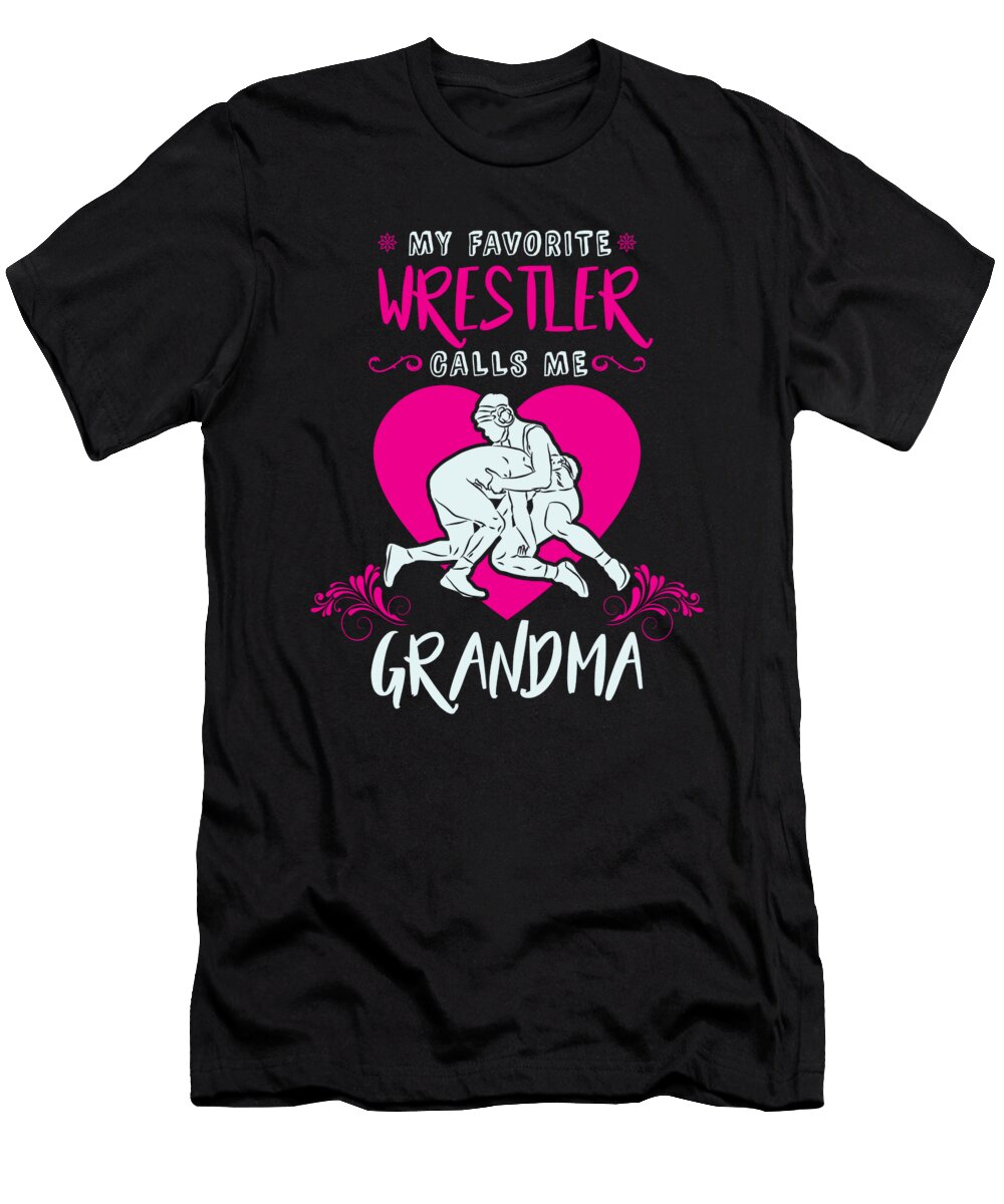 Wrestling Grandma Wrestler Gift Raphaelartdesign T-Shirt