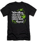 Wrestling Green Beer Repeat the Primal Matriarch Art T-Shirt