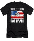 Wrestling Mimi Wrestler USA Flag Dhbubble T-Shirt