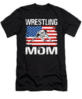 Wrestling Mom Wrestler USA Flag Dhbubble T-Shirt
