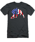 Wrestling USA Flag American Inside Me Wrestler Grappler Maevau Broad T-Shirt