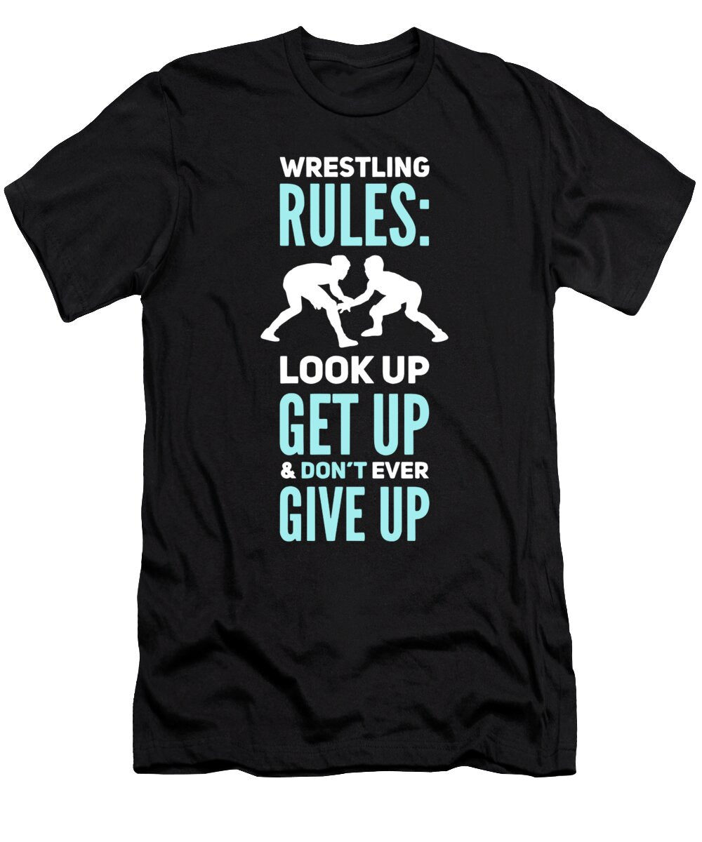 Wrestling Wrestler Gift Wrestling Rules Raphaelartdesign T-Shirt