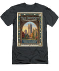 Yale University Gothic Campus Iconic Vintage Travel Poster Sampadart Gallery T-Shirt