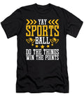 Yay Sports Ball Arcade Pinball Machine Gamer Florian Dold Art T-Shirt