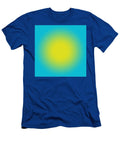 Yellow Halftone Dots on Aqua Paulette Wright T-Shirt