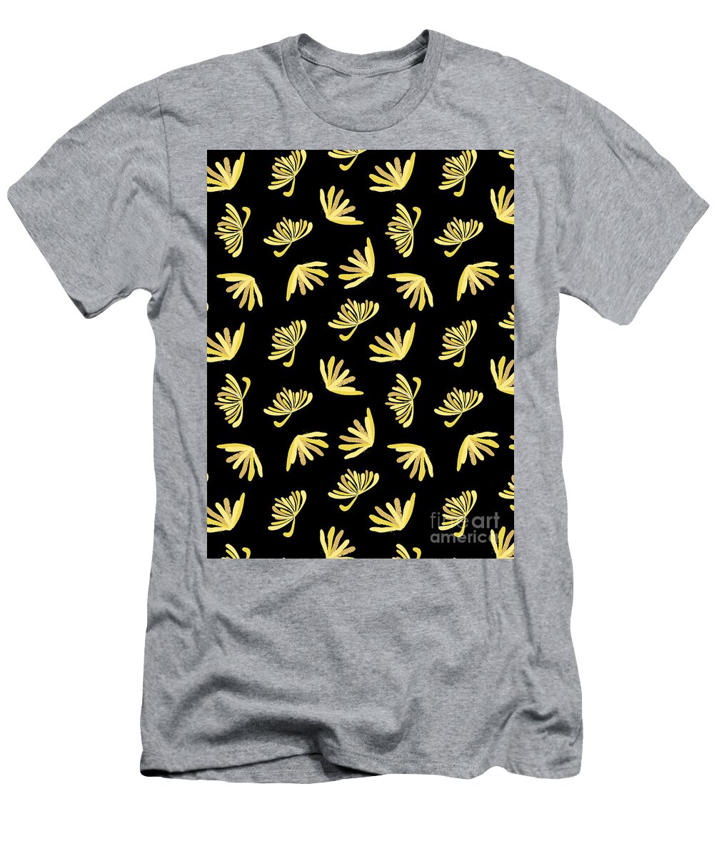 Yellow in Black Anahis Piar T-Shirt