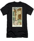 Yellow Wool Travelling Coat with Leopard Trim From Art Gout Beaute 1920s French School T-Shirt