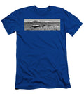 Yellowstone Forever Overlook Field Campus Large Panorama Black and White Adam Jewell T-Shirt