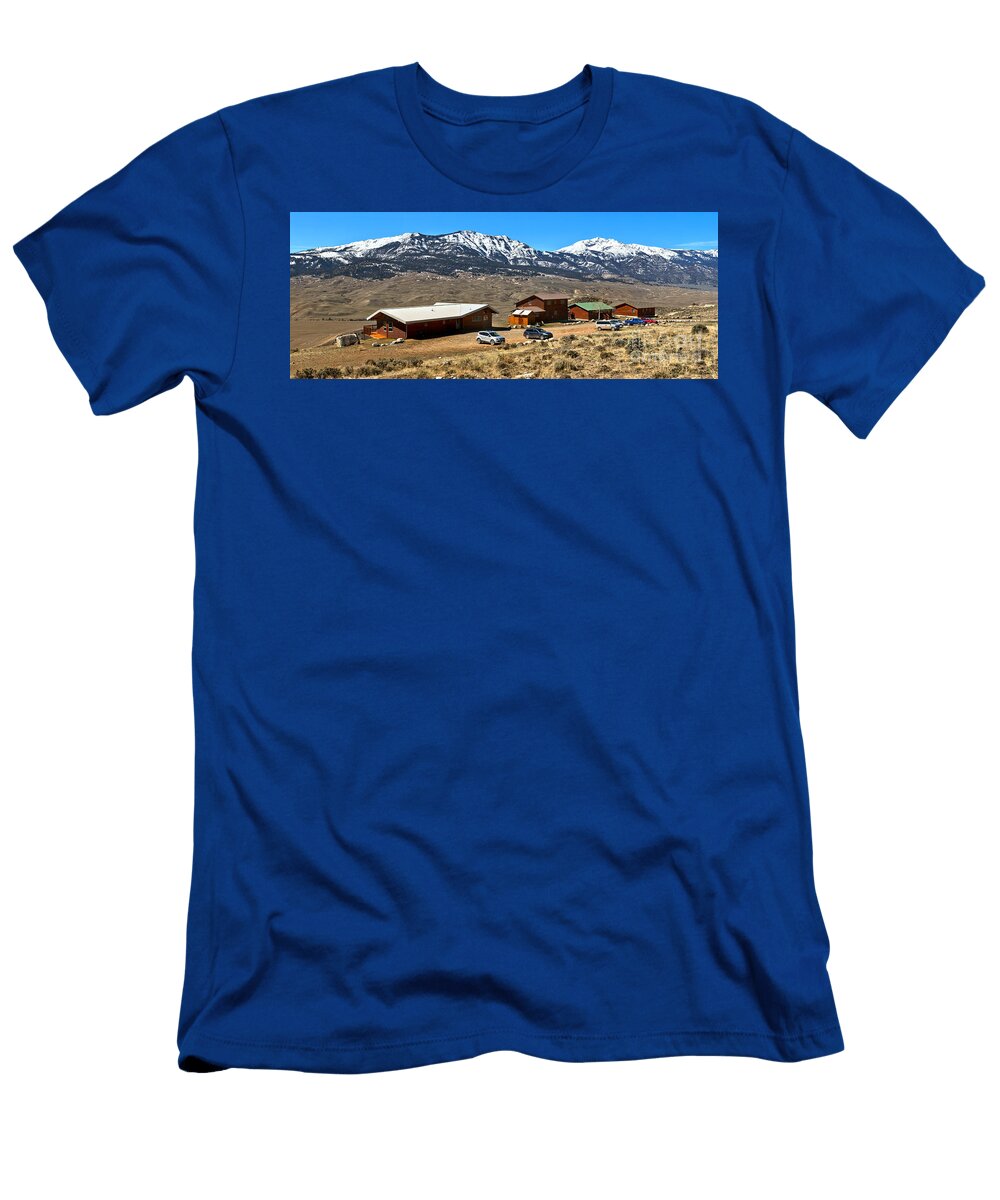 Yellowstone Forever Overlook Field Campus Panorama Adam Jewell T-Shirt