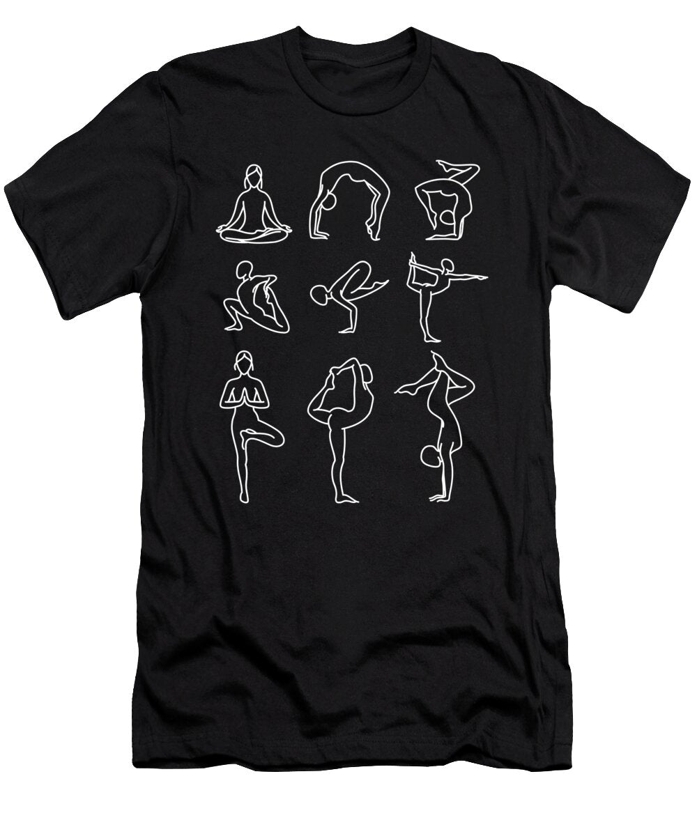 Yoga Asana Zen Meditation Spiritual Buddhism Gift Thomas Larch T-Shirt