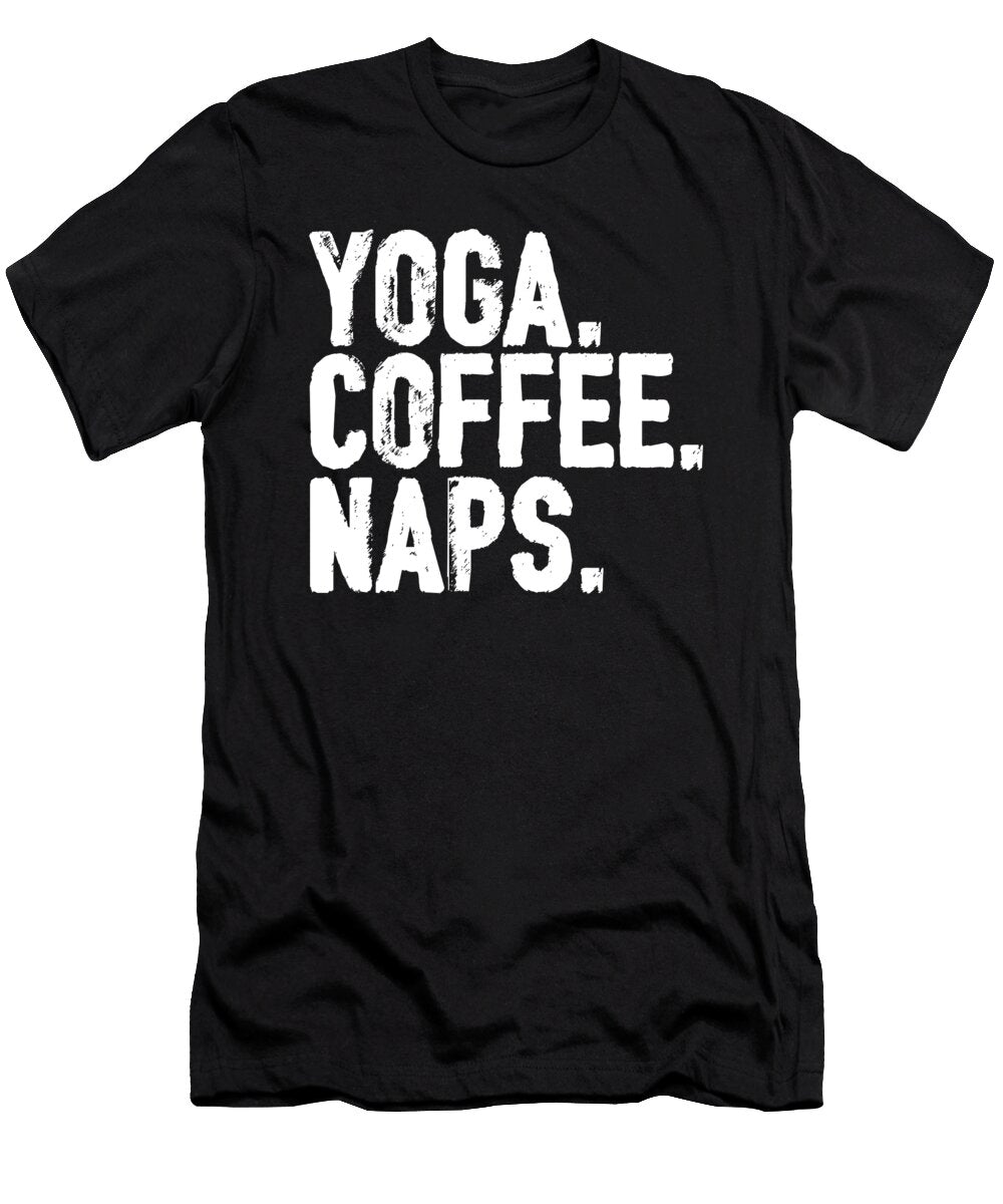 Yoga Coffee Zen Asana Meditation Buddhism Gift Thomas Larch T-Shirt