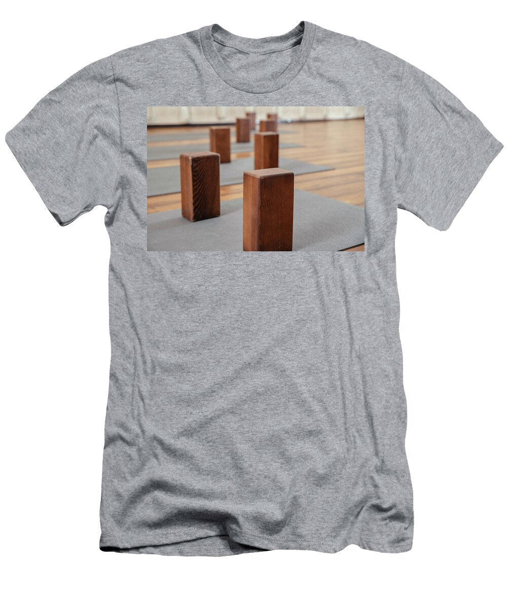 Yoga Studio with Mats and Foam Blocks Maria Kray T-Shirt