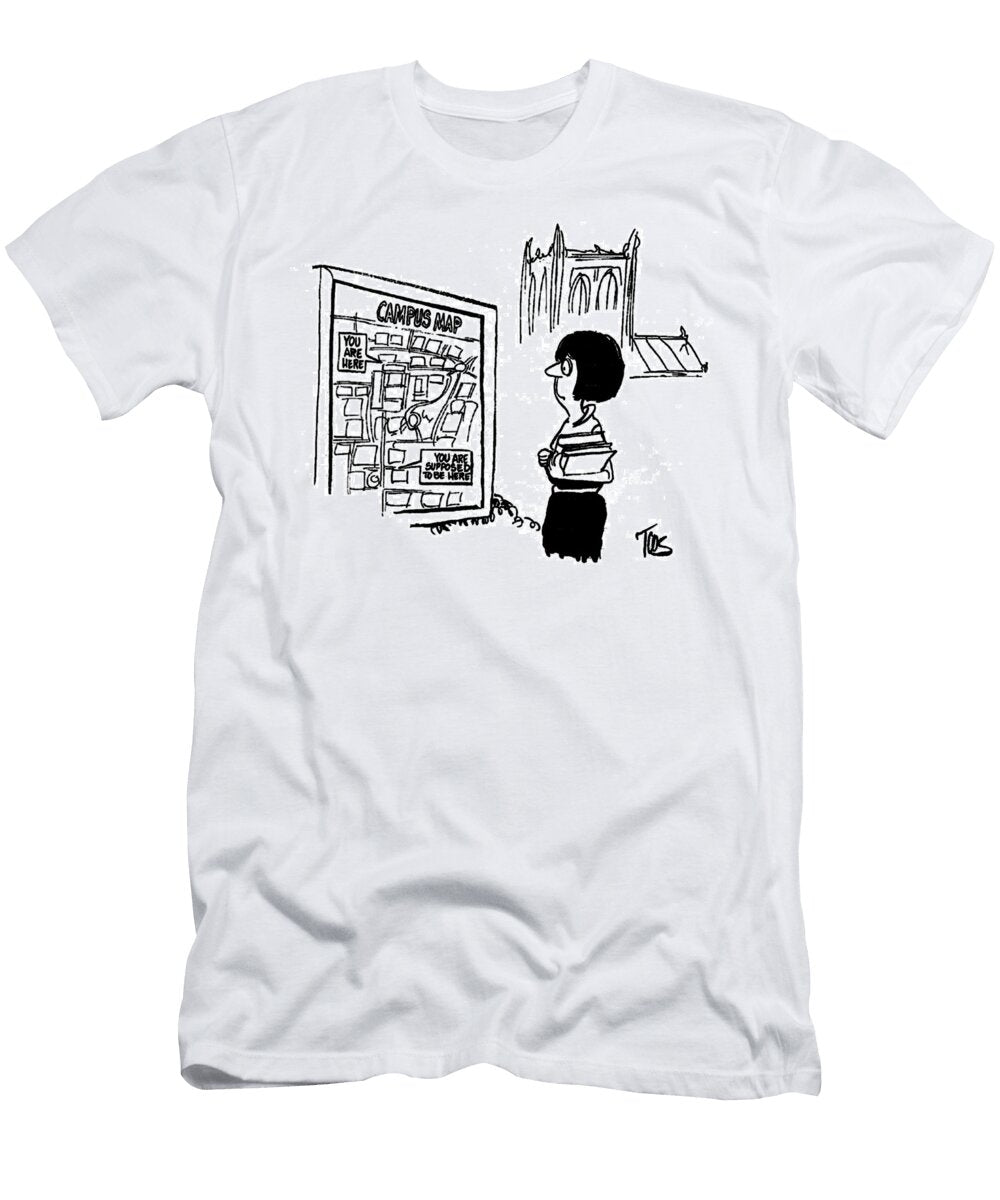 You Are Supposed to Be Here Andrew Toos T-Shirt