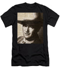 Young John Wayne Painting with Quotes Tony Rubino T-Shirt