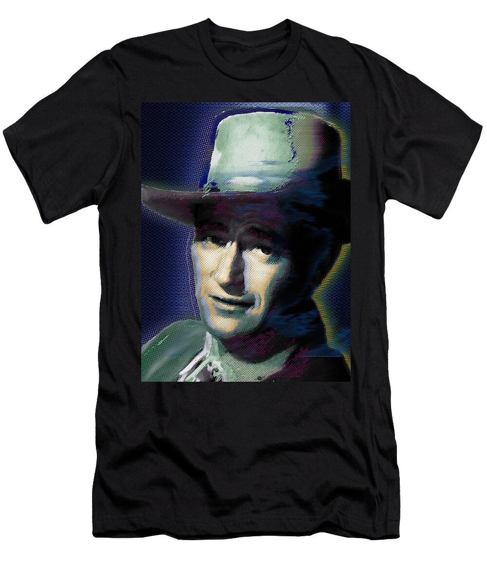 Young John Wayne Pop 1 Tony Rubino T-Shirt